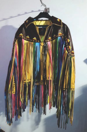 Elvis Presley's Multi Color Fringes Leather Jacket