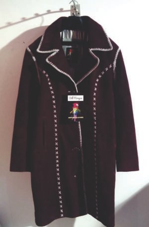 Elvis Presley's Maroon Color Suede Leather Coat