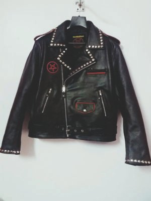 Brando Style Studded Leather Jacket