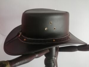 Cowboy Split Leather Hat